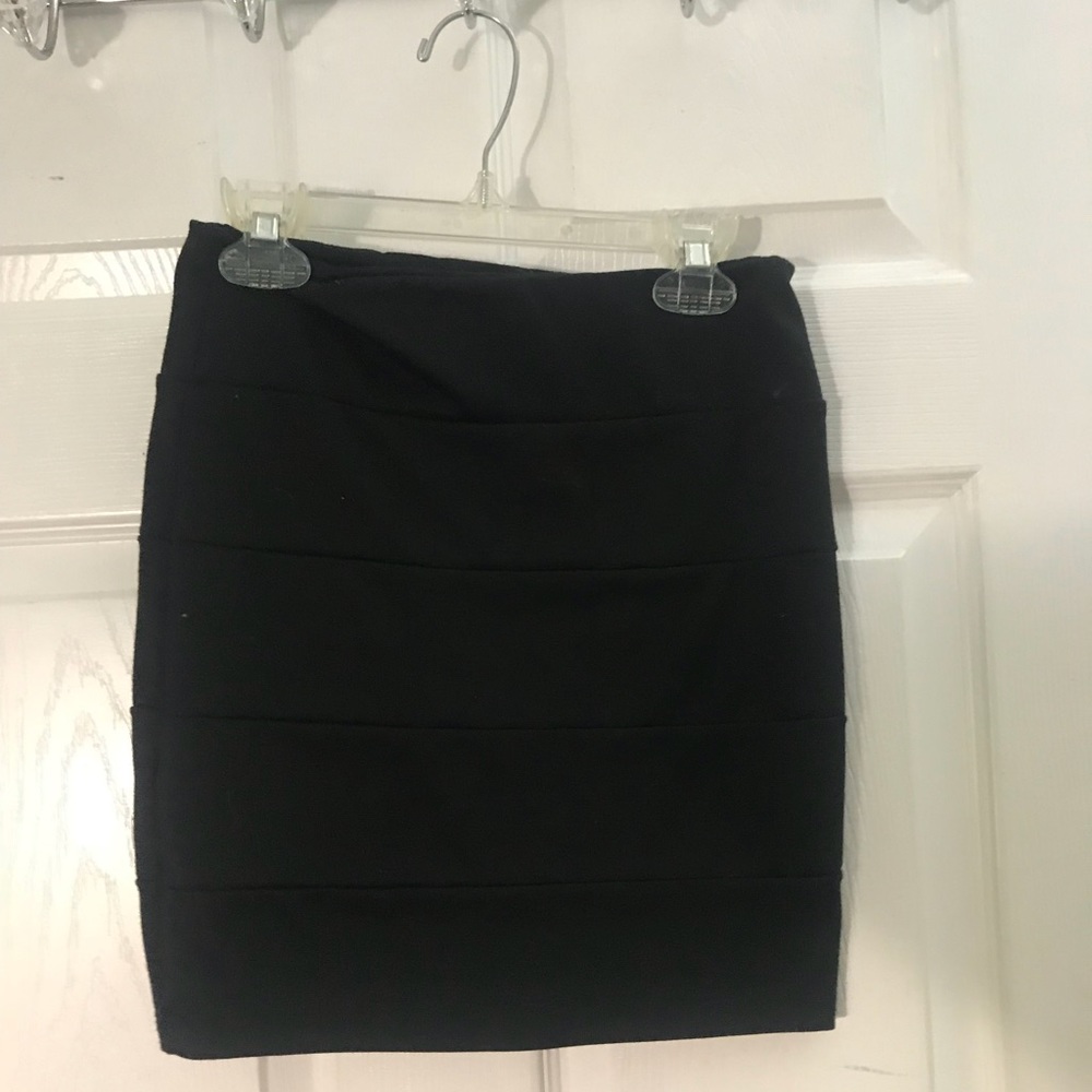 Black pencil skirt